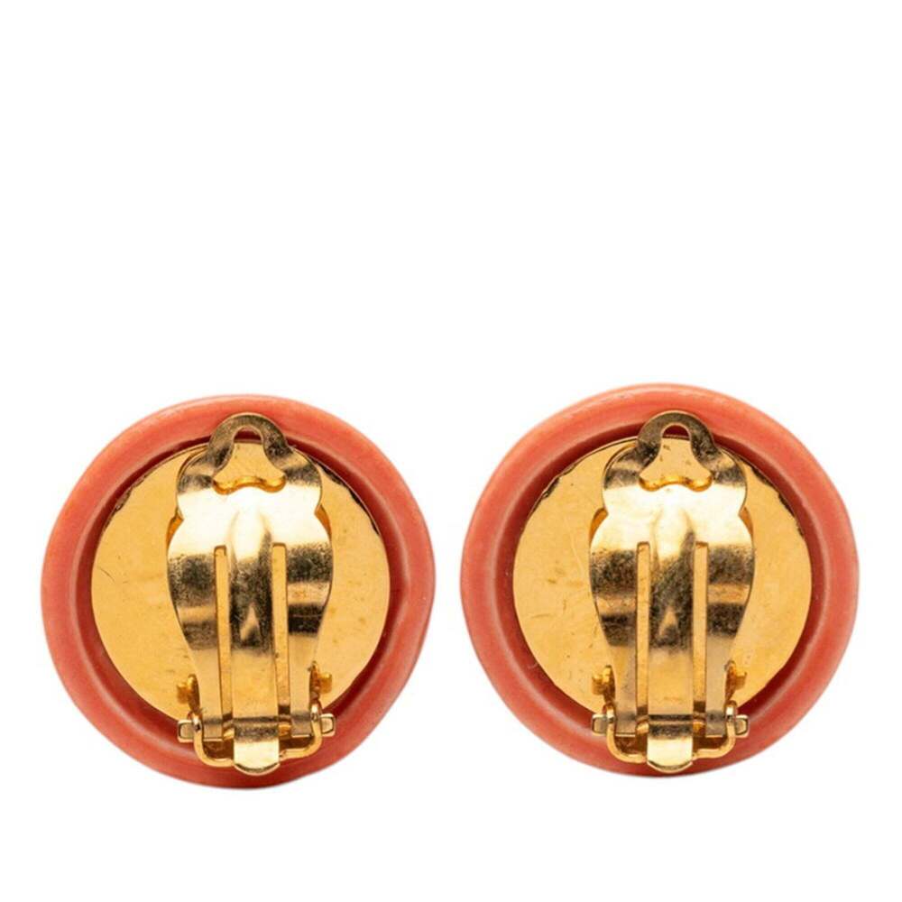 CHANEL Orange Earrings - Picture 2 of 3